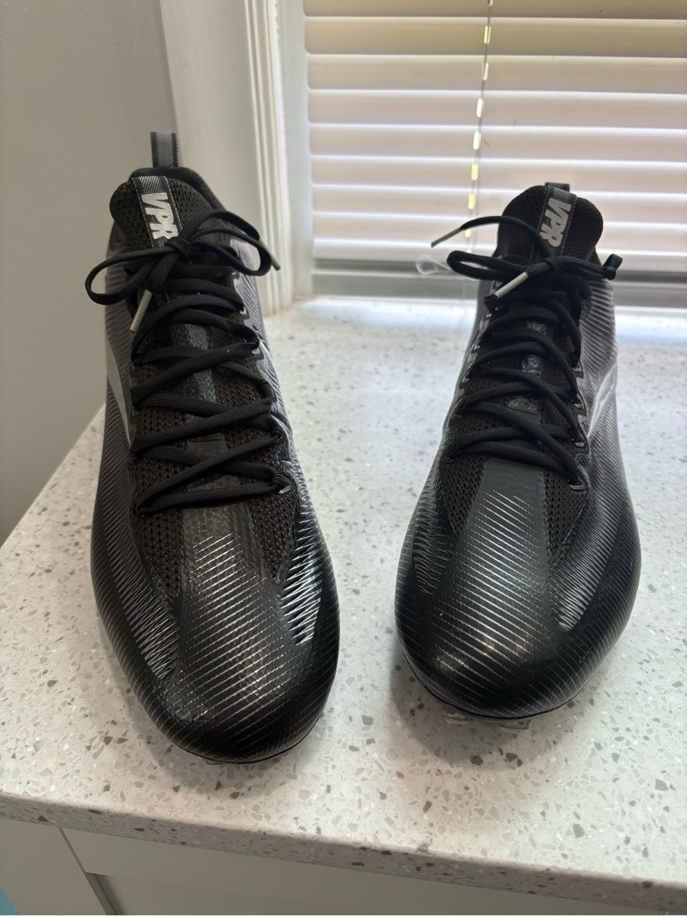 NWOT Nike Vapor Untouchable Pro football cleat in a "Metallic Dark Grey- size 16